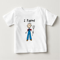 Chiffre T-shirts et cadeaux de bâton d'agriculteur