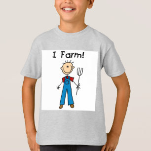 Chiffre T-shirts et cadeaux de bâton d'agriculteur