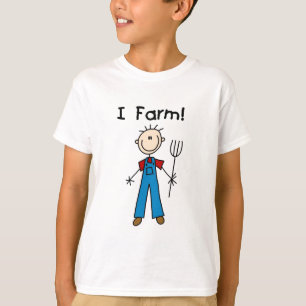 Chiffre T-shirts et cadeaux de bâton d'agriculteur