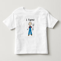 Chiffre T-shirts et cadeaux de bâton d'agriculteur