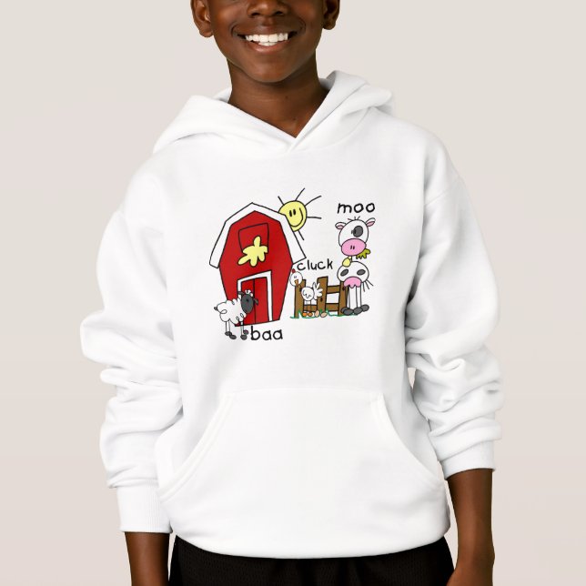 Chiffre T-shirts et cadeaux de bâton d'animaux de (Devant)