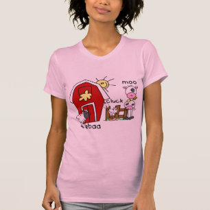 Chiffre T-shirts et cadeaux de bâton d'animaux de