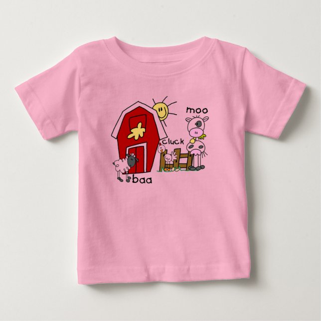 Chiffre T-shirts et cadeaux de bâton d'animaux de (Devant)