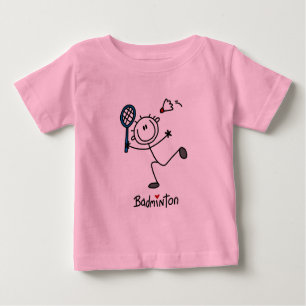 Chiffre T-shirts et cadeaux de bâton de badminton