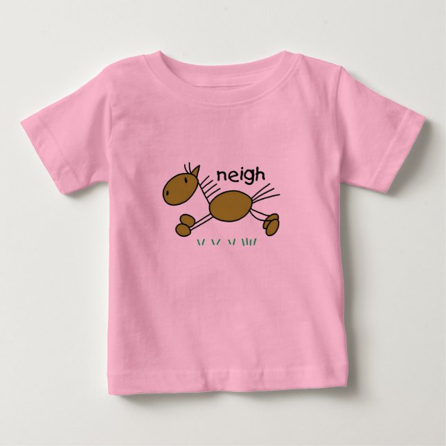 Chiffre T-shirts et cadeaux de bâton de cheval (Devant)