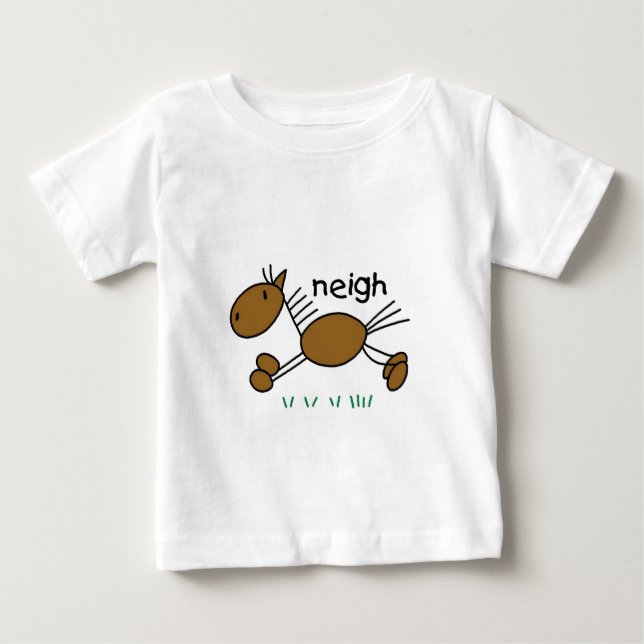 Chiffre T-shirts et cadeaux de bâton de cheval (Devant)