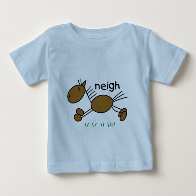 Chiffre T-shirts et cadeaux de bâton de cheval (Devant)