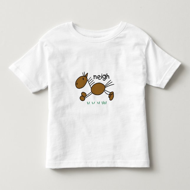 Chiffre T-shirts et cadeaux de bâton de cheval (Devant)
