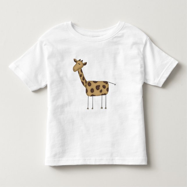 Chiffre T-shirts et cadeaux de bâton de girafe (Devant)