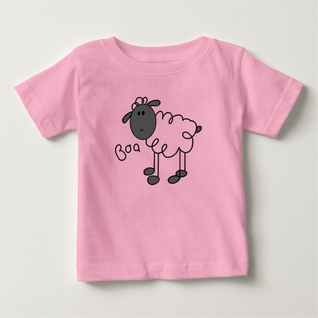 Chiffre T-shirts et cadeaux de bâton de moutons (Devant)