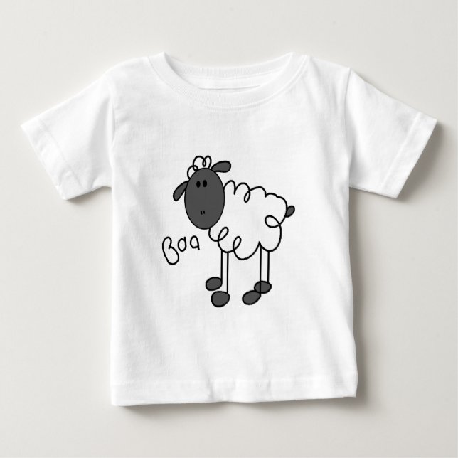 Chiffre T-shirts et cadeaux de bâton de moutons (Devant)