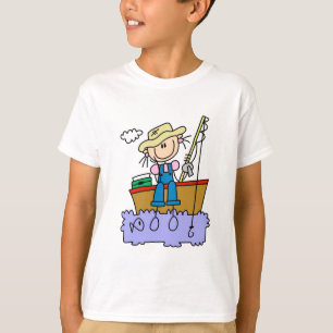 Chiffre T-shirts et cadeaux de bâton de pêche de