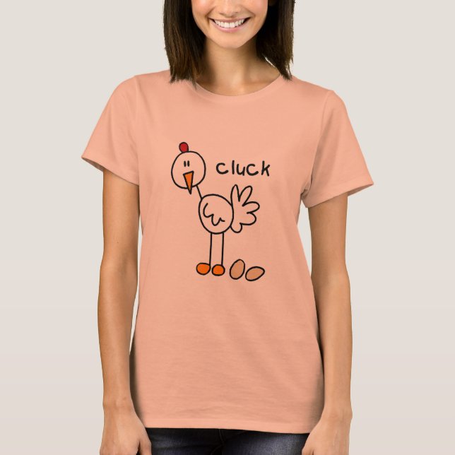 Chiffre T-shirts et cadeaux de bâton de poulet (Devant)