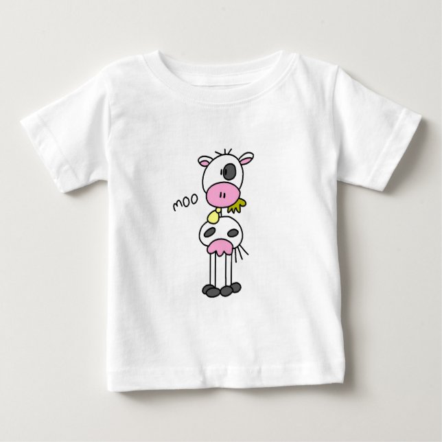 Chiffre T-shirts et cadeaux de bâton de vache (Devant)