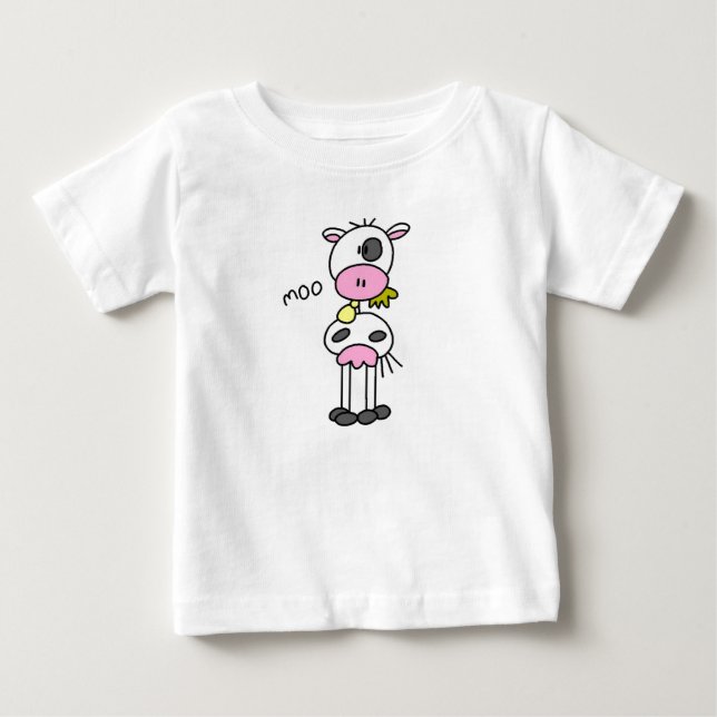 Chiffre T-shirts et cadeaux de bâton de vache (Devant)