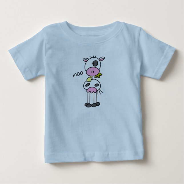 Chiffre T-shirts et cadeaux de bâton de vache (Devant)