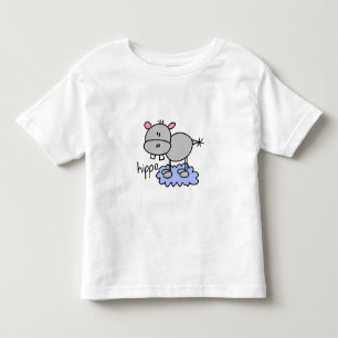 Chiffre T-shirts et cadeaux de bâton d'hippopotam
