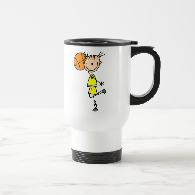 Chiffre tasse de bâton de basket-ball (Droite)