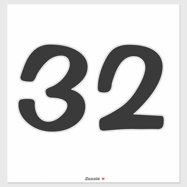 Chiffres noirs Autocollants Numéro de maison/poube (Feuille)