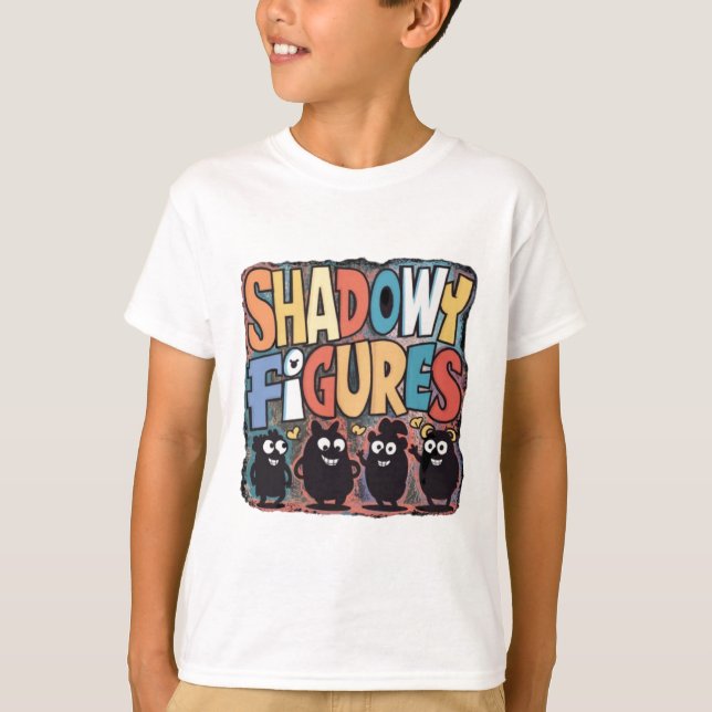 ✅ 👕 Chiffres Ombragés T-shirt Design 👕 ✅ (Devant)