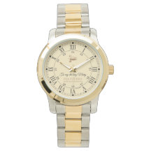 Chiffres romains classiques Montre Or