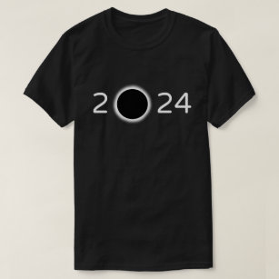 Chiffres total d'éclipse solaire 2024 T-shirt