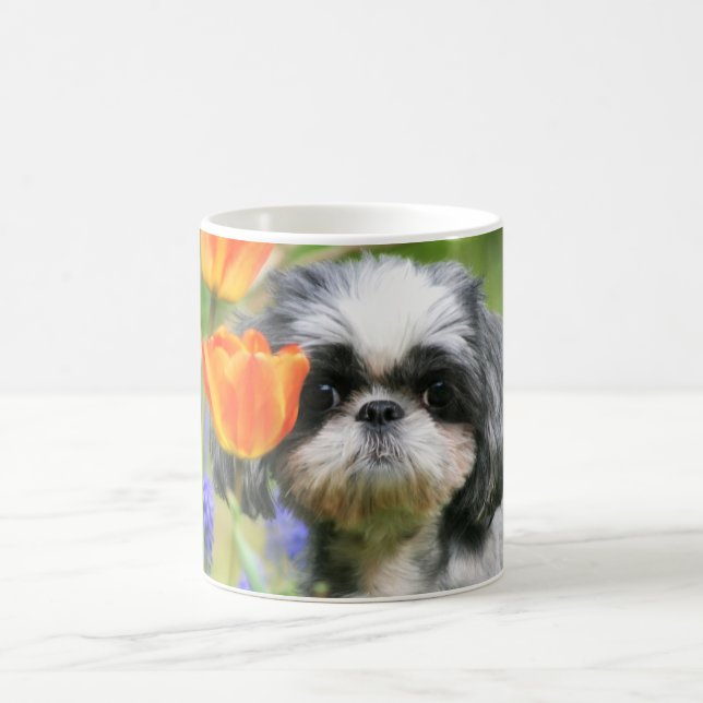 Chih Tzu fille classique Mug (Centre)