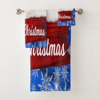 Chih tzu Serviette de bain ensemble, Noël