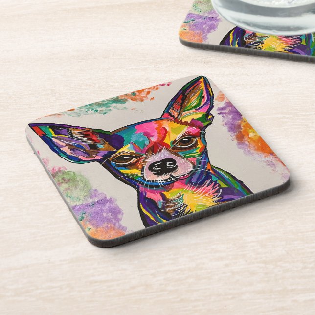 Chihuahua 2 Dessous de verre (Côté gauche)