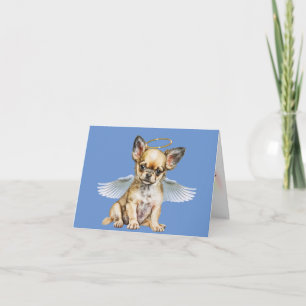 Chihuahua Angel Perte de la carte pour animaux de