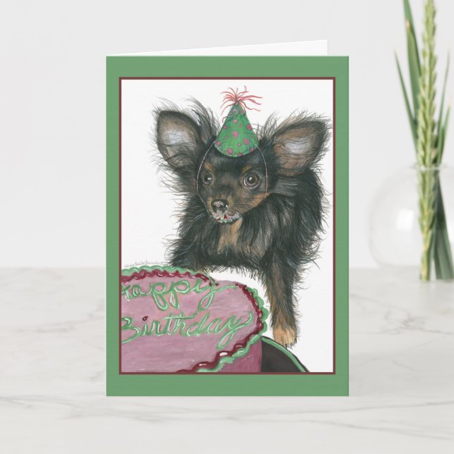 Chihuahua Bonne carte d'anniversaire (Devant)