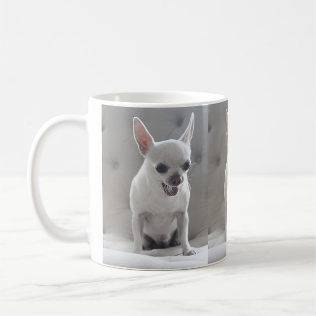 Chihuahua Café Mug Ajouter Votre Photo (Gauche)