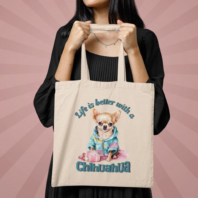 Chihuahua Chig-Lover Sac fourre-tout (Créateur téléchargé)