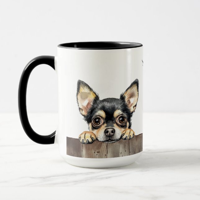 Chihuahua Chig Mug (Gauche)