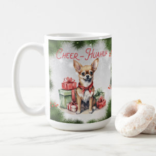 Chihuahua Drôle Noël Chien café Mug