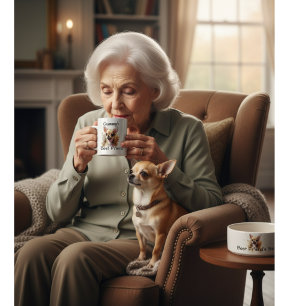 Chihuahua/Grammy's Personnalisent la Mug de café