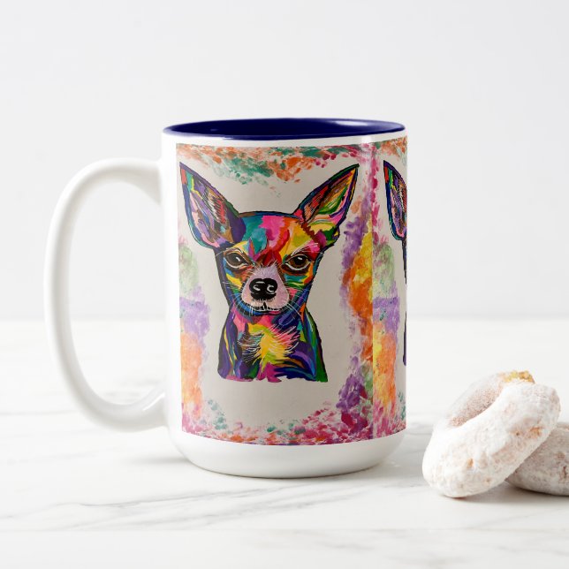 Chihuahua Love Mug (Avec donut)