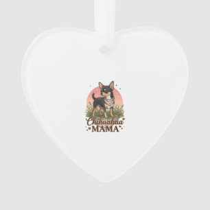 Chihuahua Mama Chien Bandana Floral Rose_1