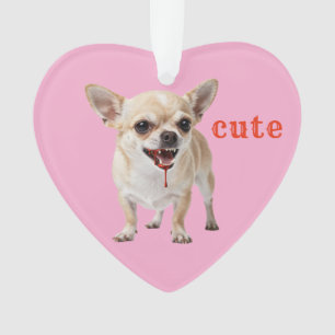 Chihuahua Mignon Personnalisé Aggro Méchant Vicieu