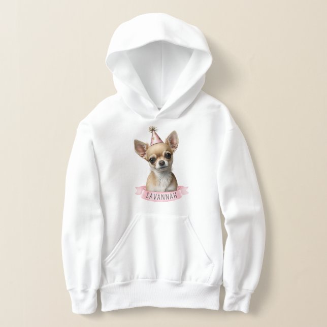 Chihuahua mignonne avec Casquette rose Nom Sweet D (Poser)