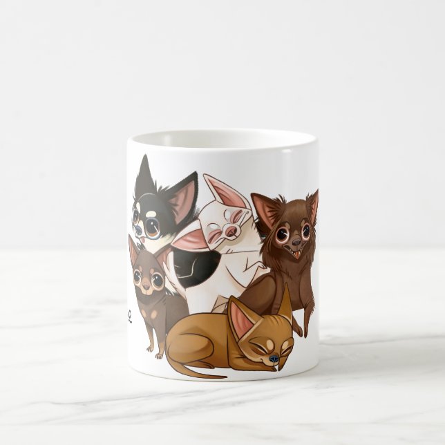 Chihuahua Mug customisé (Centre)