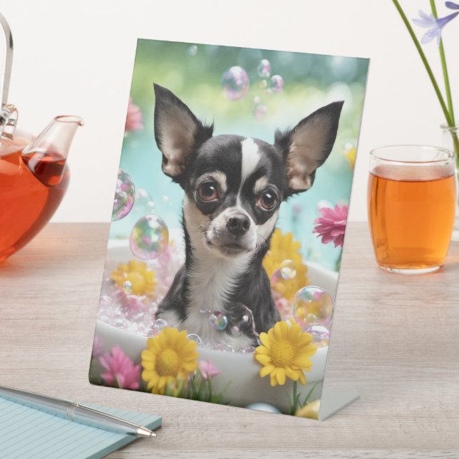 Chihuahua - Panneau du piédestal (In SItu)