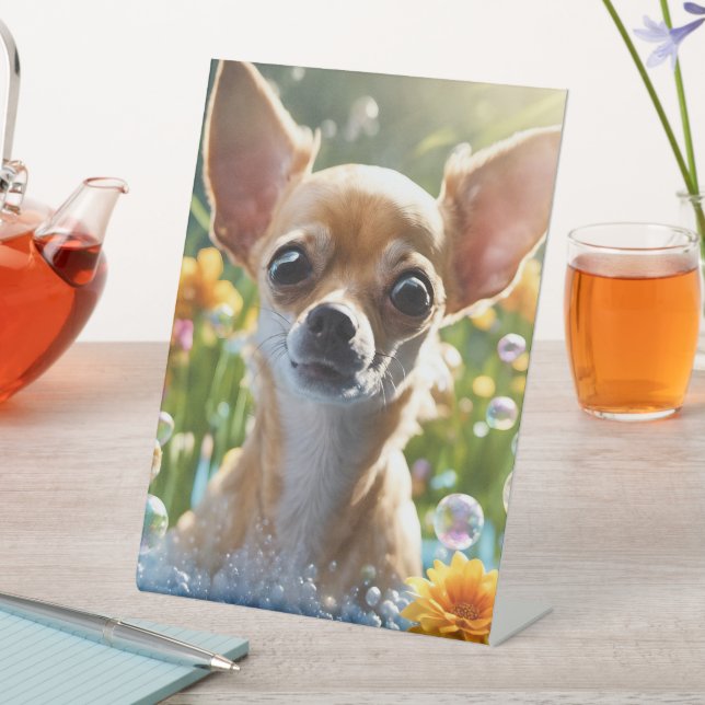 Chihuahua - Panneau du piédestal (In SItu)