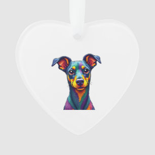 Chihuahua  Peinture Abstraite  Couleur  Chien Mign