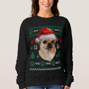 Chihuahua Santa Hat Noël Moche Sweat Pyjama