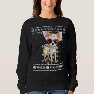 Chihuahua Sweat moche de Noël pour les femmes Chie
