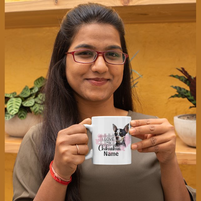 Chihuahua, tasse de café, tasse (Chihuahua pet dog coffee mug)