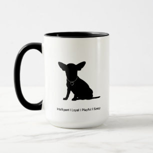 Chihuahua Yin Yang Coffee Mug sur mesure