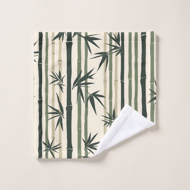 Chikurin Zen (Bosquet de bambou) (Gant de toilette)