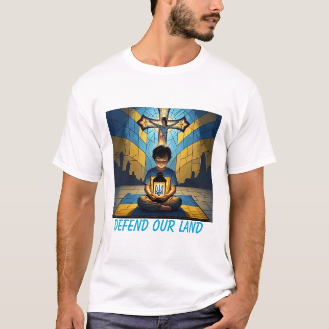Child Light Ukraine Hope T-shirt pour hommes (Devant)